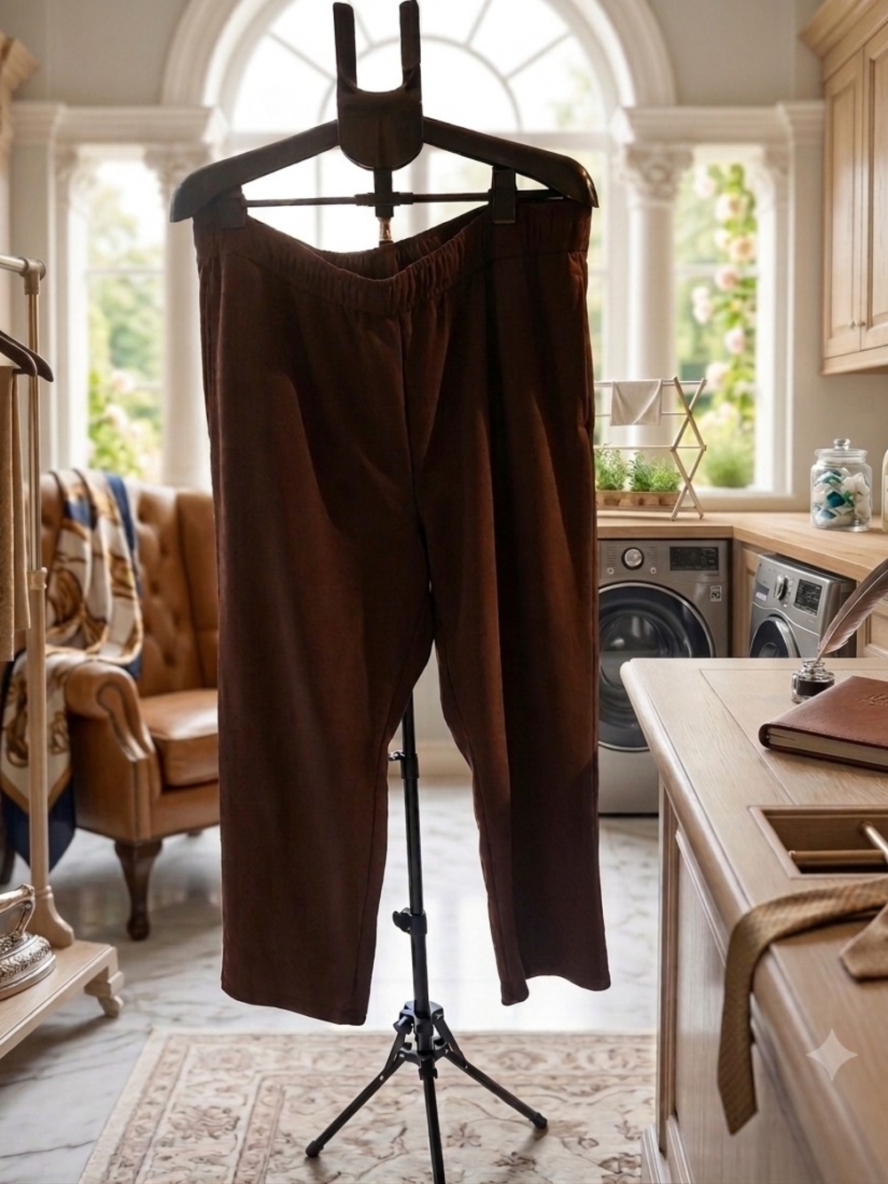 Athletic Works Brown Track Joggers